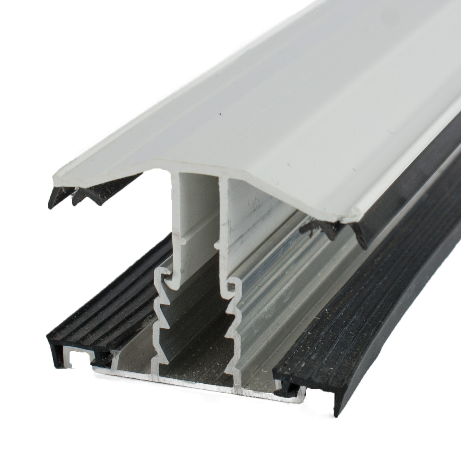 Rafter Supported Glazing  Bars For 25mm & 35mm Polycarbonate White