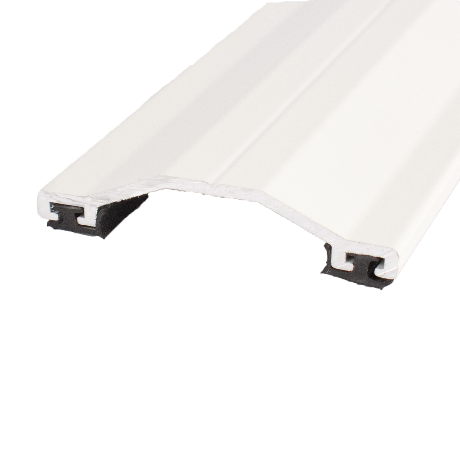 White Glazing Bar For Use With Polycarbonate & Glass