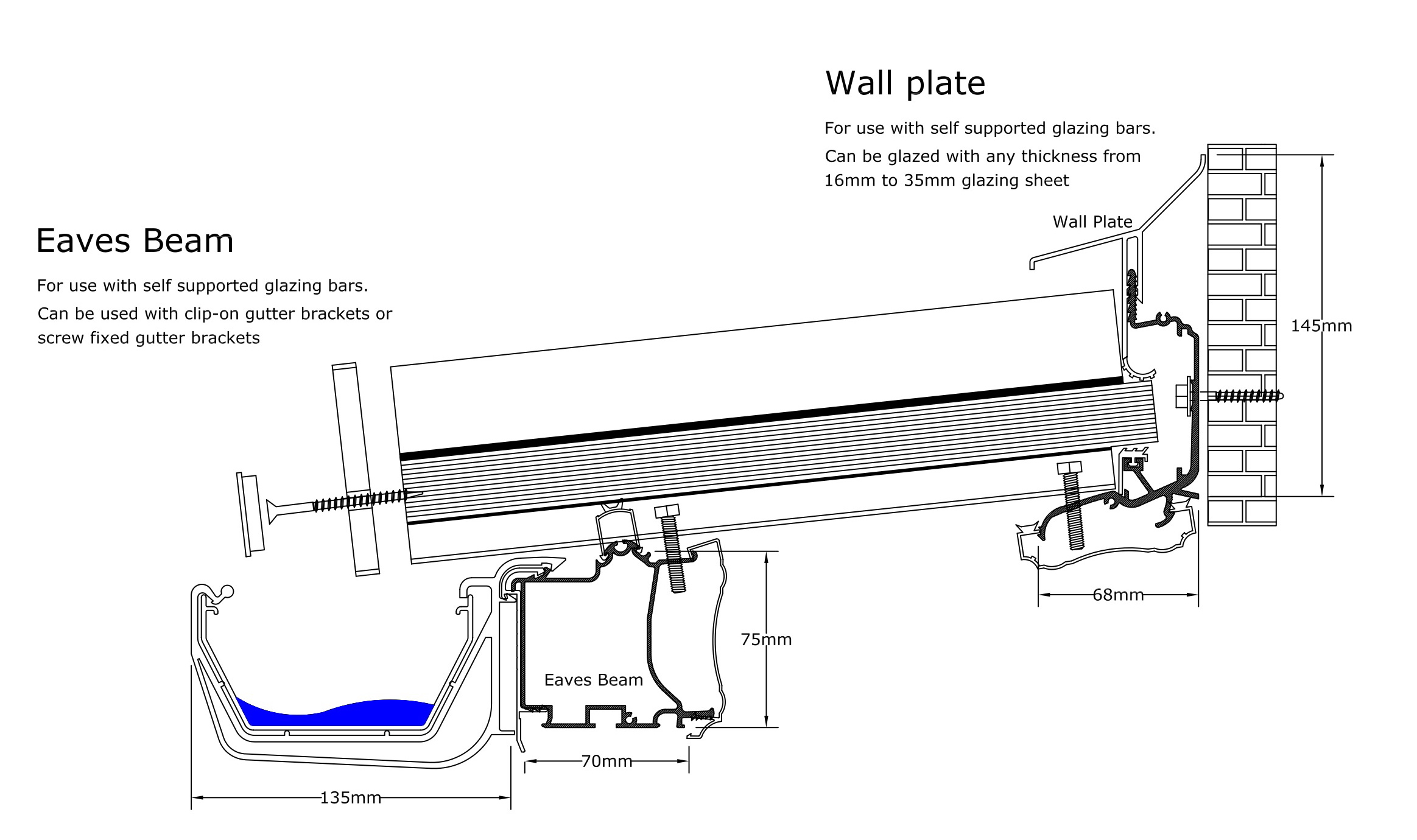 Self support. Eaves is. Internal Wall Plate перевод.