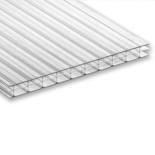 16mm Triplewall Polycarbonate Roofing Sheet Clear