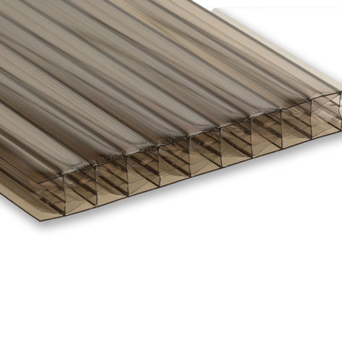 25mm Multiwall Polycarbonate Roofing Sheet Bronze