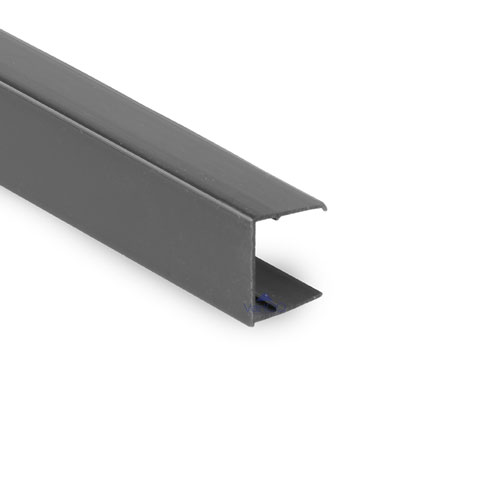 Polycarbonate End Closure Anthracite Grey