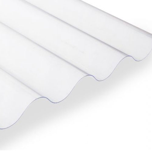 Clear PVC Sheets For Use With Corrugated Bitumen Sheets