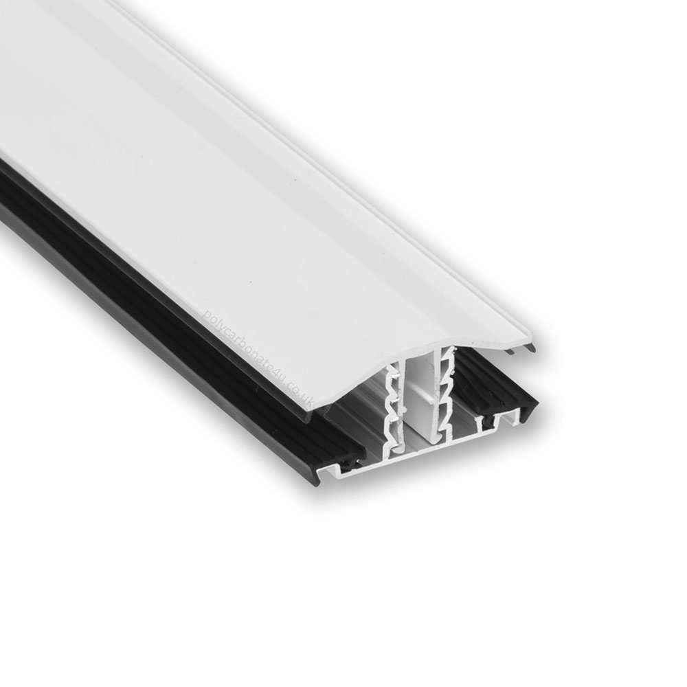 Bar Rafter Kit Rafter Supported White PVCu Top Cap Glazing Bar | Varico Ltd