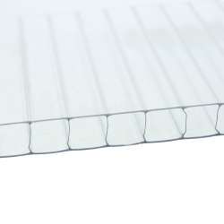 10mm Twinwall Polycarbonate Roofing Sheet Clear