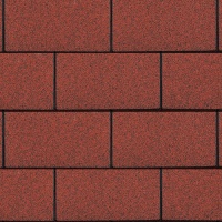 Bitumen Roofing Shingles Red 3 Tab 3m² Pack